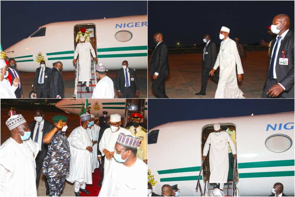 President Buhari returns to Abuja after Saudi trip