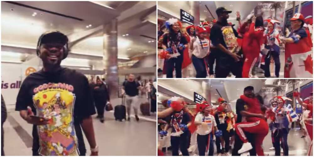 Beryl TV ca50284433c9326e “I’ve Not Seen Her in 5 Years”: Moment Patoranking Landed in Qatar and Saw Mum at Airport, She Jumps on Him 