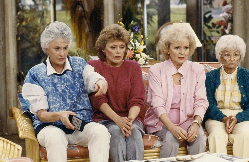 How old were the Golden Girls on the show and in real life? 