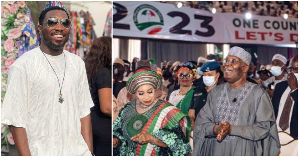 Timi Dakolo, Atiku's political rally Timi Dakolo, Atiku's political rally