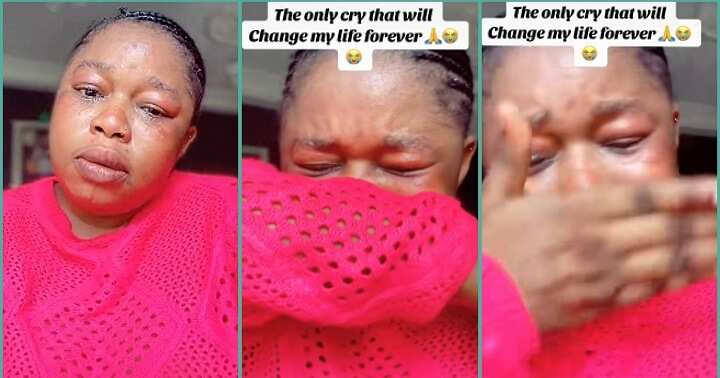 Watch video as childless woman cries uncontrollably over fruit of the womb