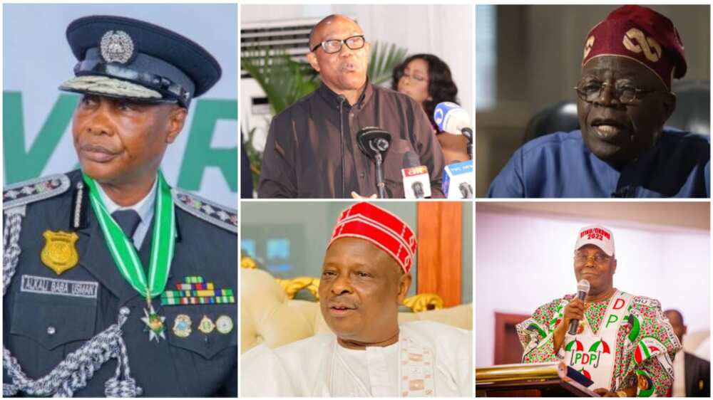 2023 Election/police/APC/PDP/Atiku Abubakar/Bola Tinubu/Peter Obi/Rabiu Kwankwaso/NNPP/Labour Party