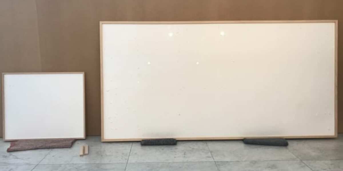 Artist delivers 2 blank frames to museum after being paid N34.4m, titles it Take the Money and Run