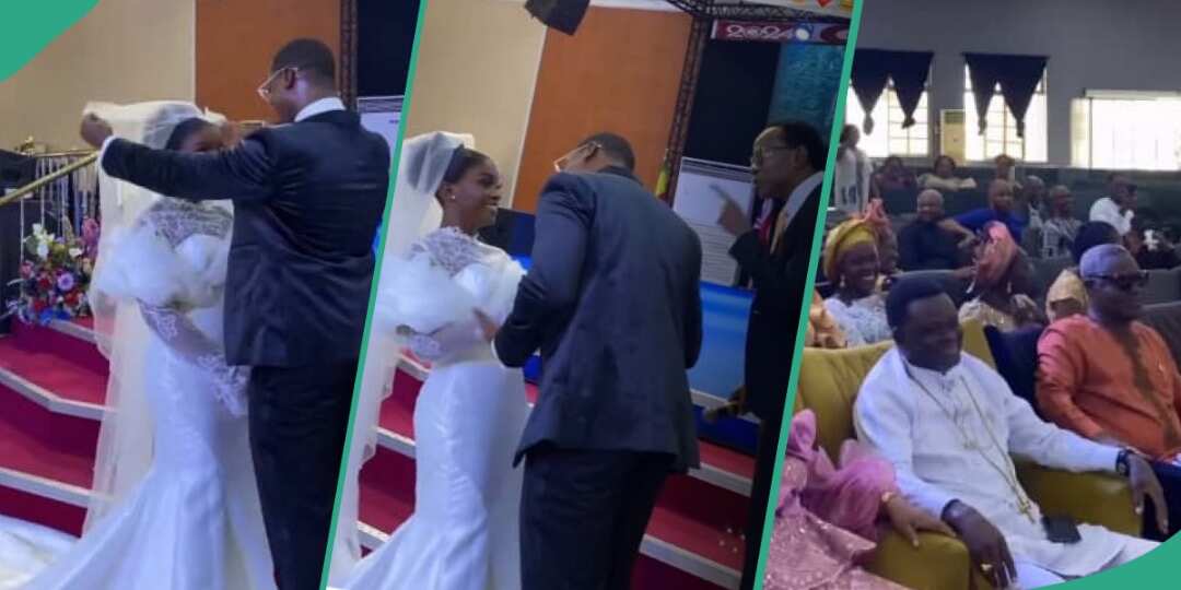 Watch hilarious video of wedding guests rejecting couple's first kiss at the altar