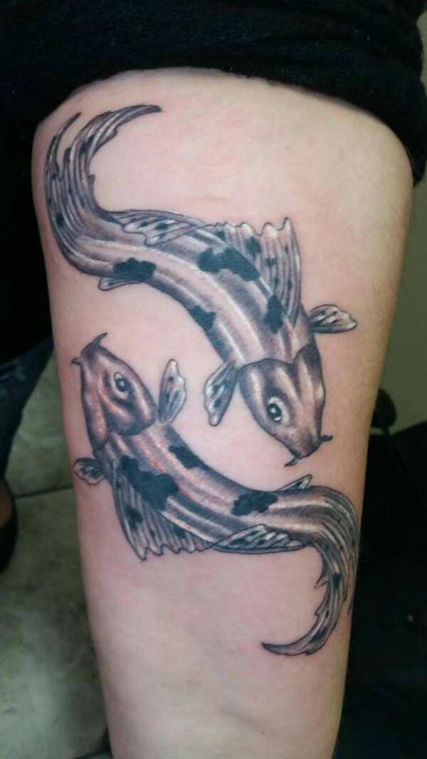 Pisces symbol tattoo