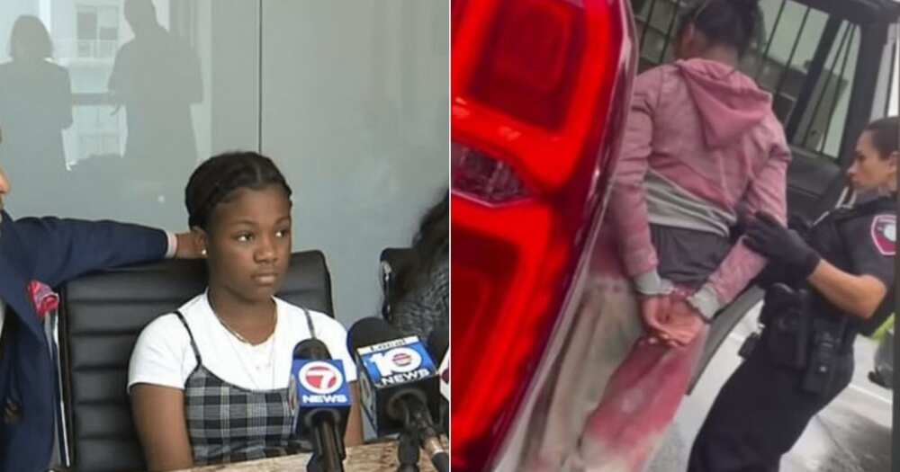 Nia Whims was arrested after someone threatened her school