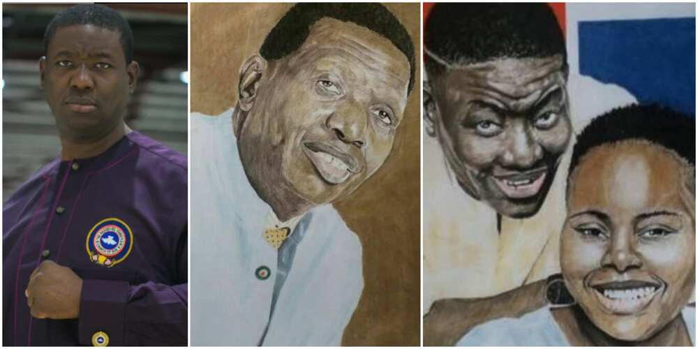 I’m Not Impressed With Copy Drawings: Pastor Adeboye’s Son Reacts to Painting of Him and His Father