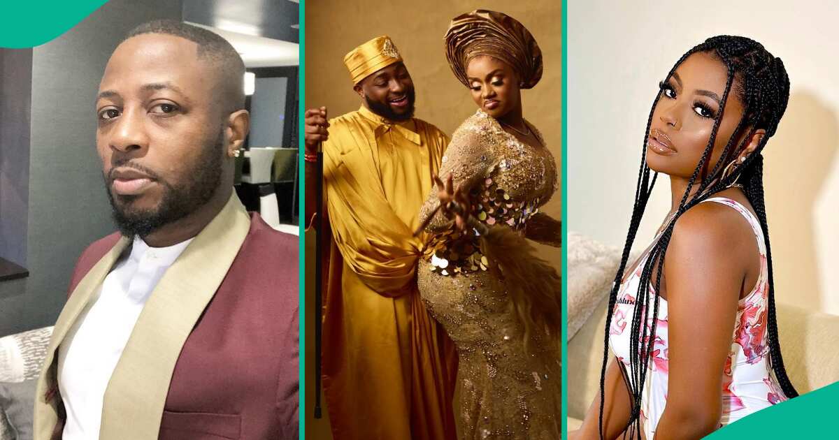 Davido’s ally Tunde Ednut puts Sophia in the shade, claiming the singer’s wedding to Chioma triggered the birth of their daughter