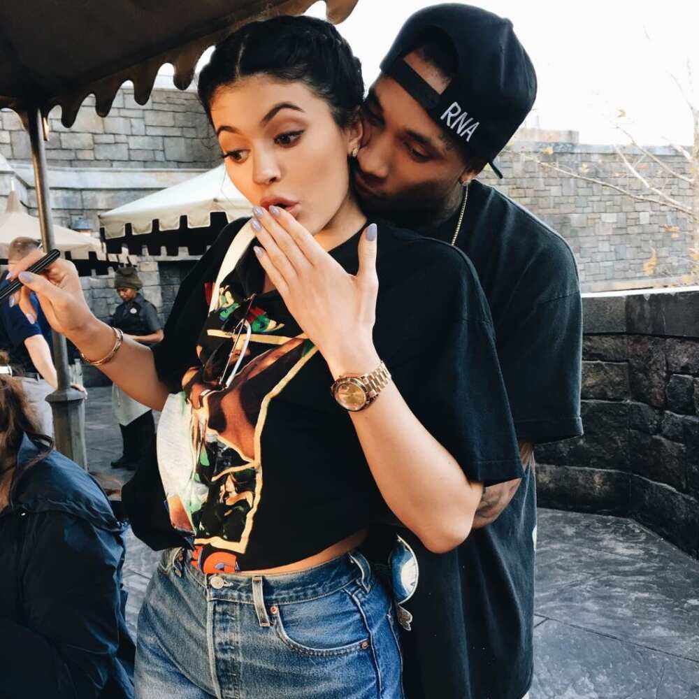 Rapper Tyga and Kylie Jenner