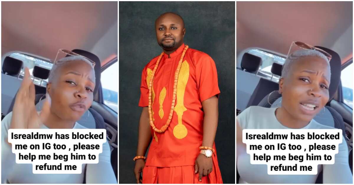 Check out reactions as vendor calls out Davido's Isreal for collecting her N800k and refusing to do job