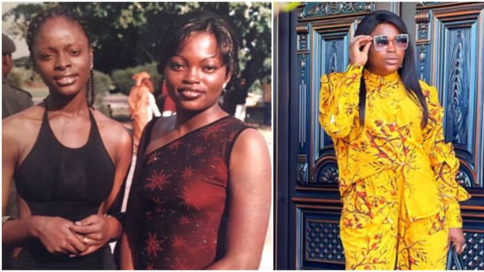 It's the brow for me, if you dare laugh: Funke Akindele jokes as she shares throwback photo, warns fans