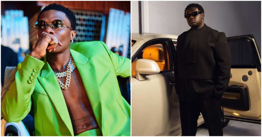 Photos of Wizkid and Wande Coal