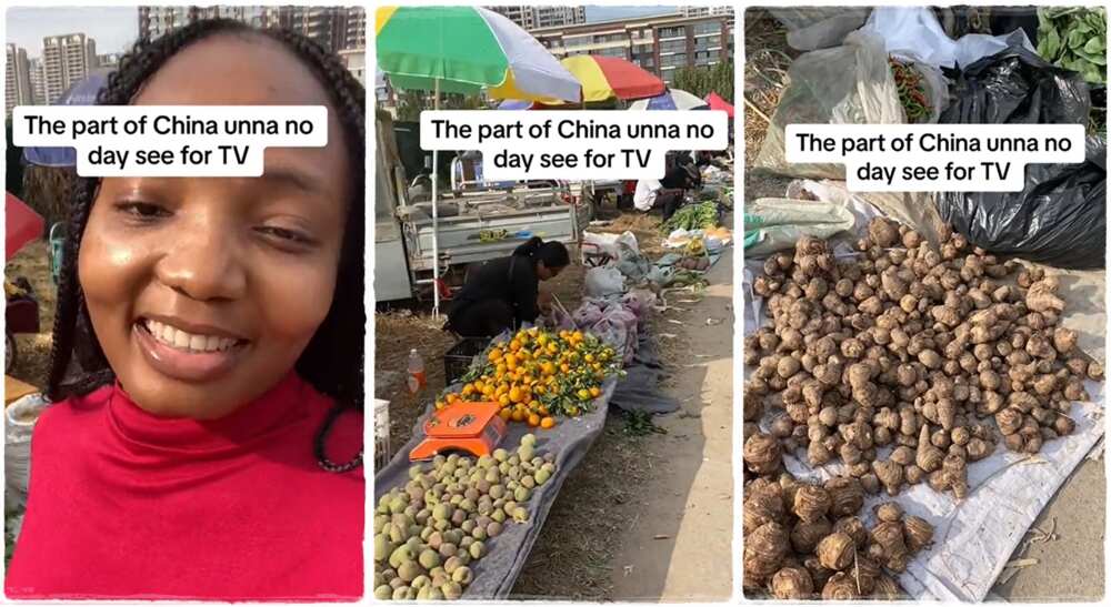 Lady shows interesting parts of China that looks like Nigeria.