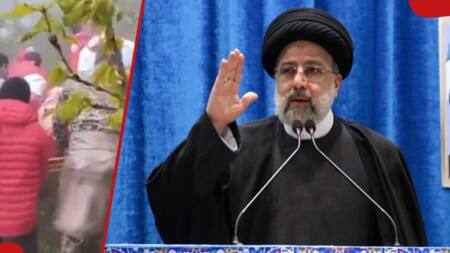 Ebrahim Raisi: Emotional video shows Iran president's remains being moved from accident scene