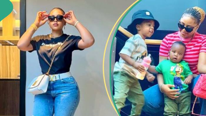 Regina Daniels reveals her go-to fashion hack as a mum of 2 boys: "Can't be looking like a princess"