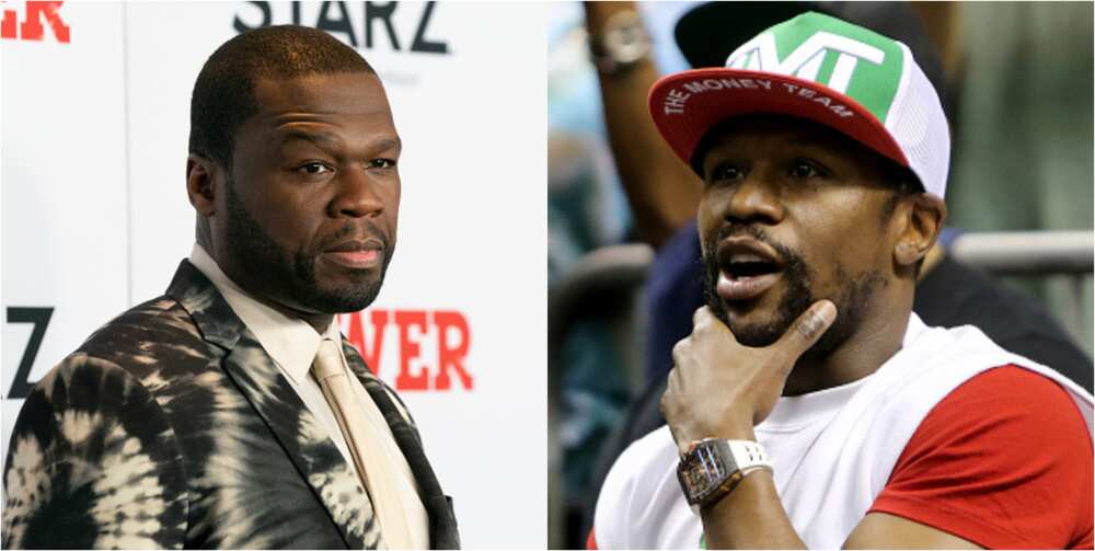 American rapper 50 Cent responds to Mayweather challenge to a boxing match