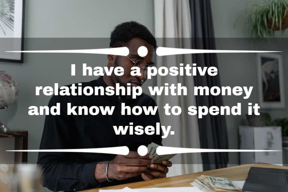 Positive money affirmations