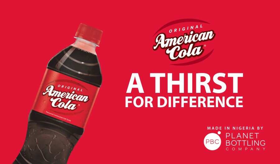 Introducing American Cola: The Bold and Refreshing New Product by Planet Bottling Company