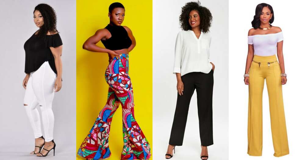 Top trousers styles for ladies 