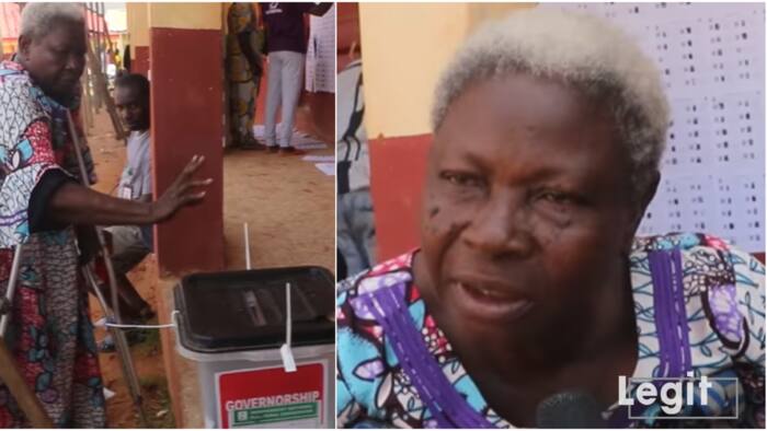 70-year-old disabled pensioner who voted during Anambra poll says she's the happiest woman on earth