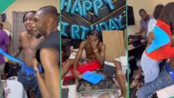 "This kind guy go sabi love": Man weeps as girlfriend gifts him landed property, others on birthday