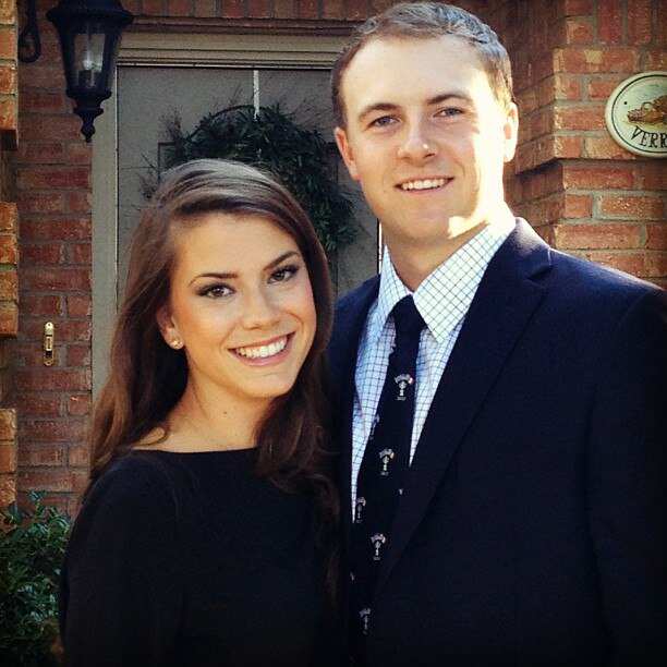 Annie Verret and Jordan Spieth