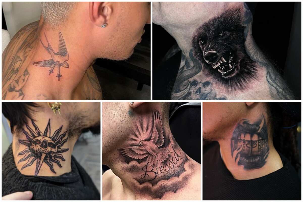 40 Awesome Neck Tattoo Ideas for Men & Women in 2024