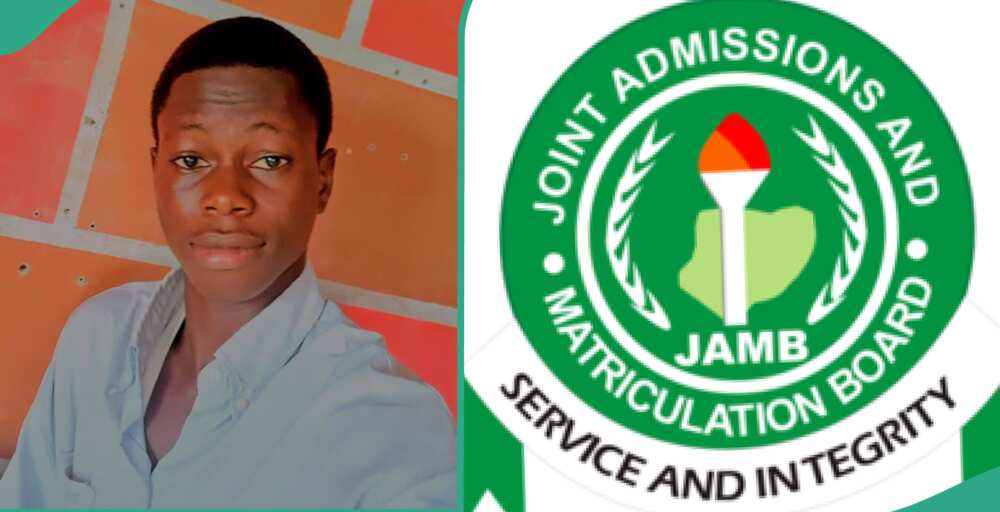 Boy sad after falling short of his UTME target by just one mark