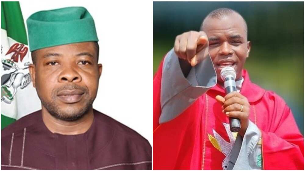 Ihedioha says Mbaka’s prophesy contempt of court, warns of consequences