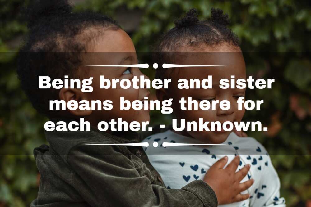 sibling quotes brother and sister