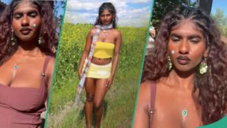 "Nobody will believe": Internet abuzz as pretty dark-skinned lady shares country of origin in video