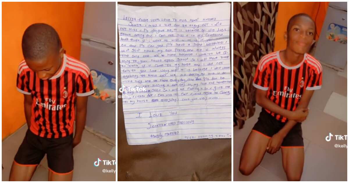 Leaked love letter a young lady sent to a Nigerian boy in SS1 causes a stir online