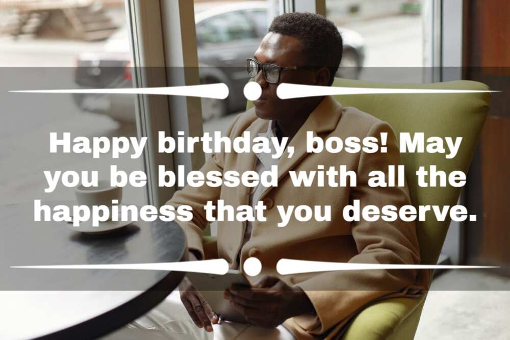 Happy birthday wishes to boss
