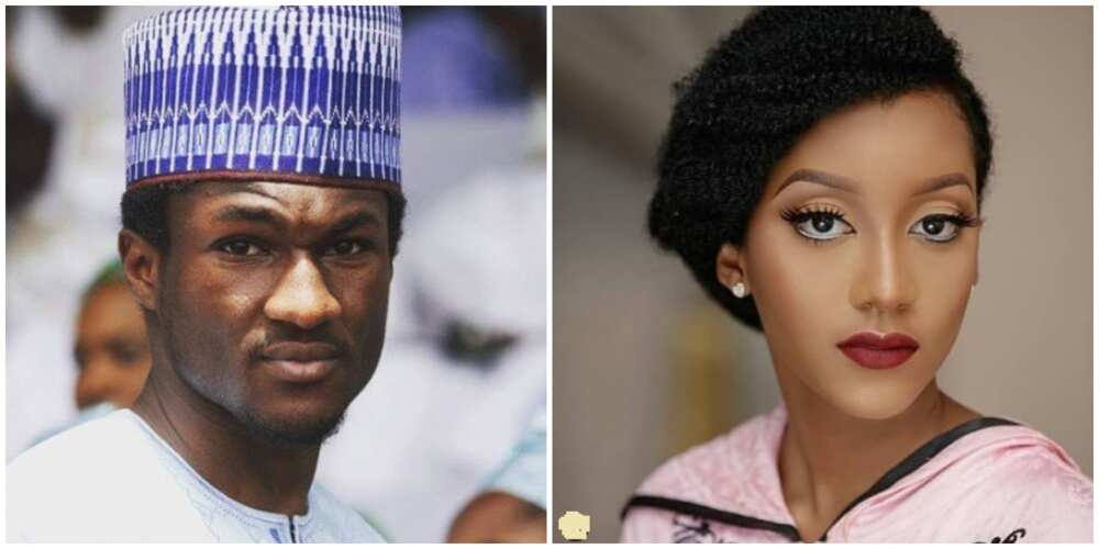 Photos of Yusuf Buhari and Princess Zahra.