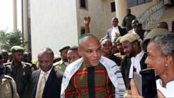 Court adjourns Nnamdi Kanu's trial indefinitely as IPOB's leader's whereabout is unknown