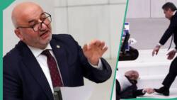 Turkish MP who slumped on stage after saying Israel will ‘suffer Allah’s wrath’ dies in hospital