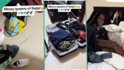 "Messy queens of Naija": New video shows the scattered room of Super Falcons players, Alozie spotted