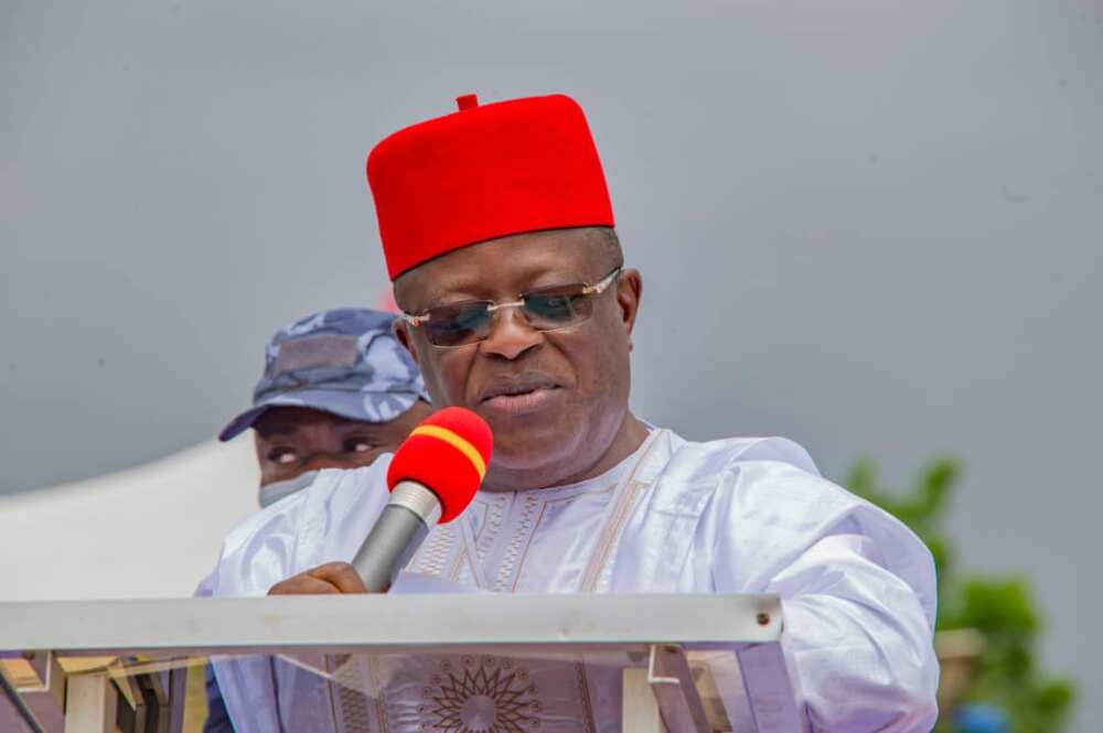 Governor David Umahi speaks about the identity of unknown gunmen