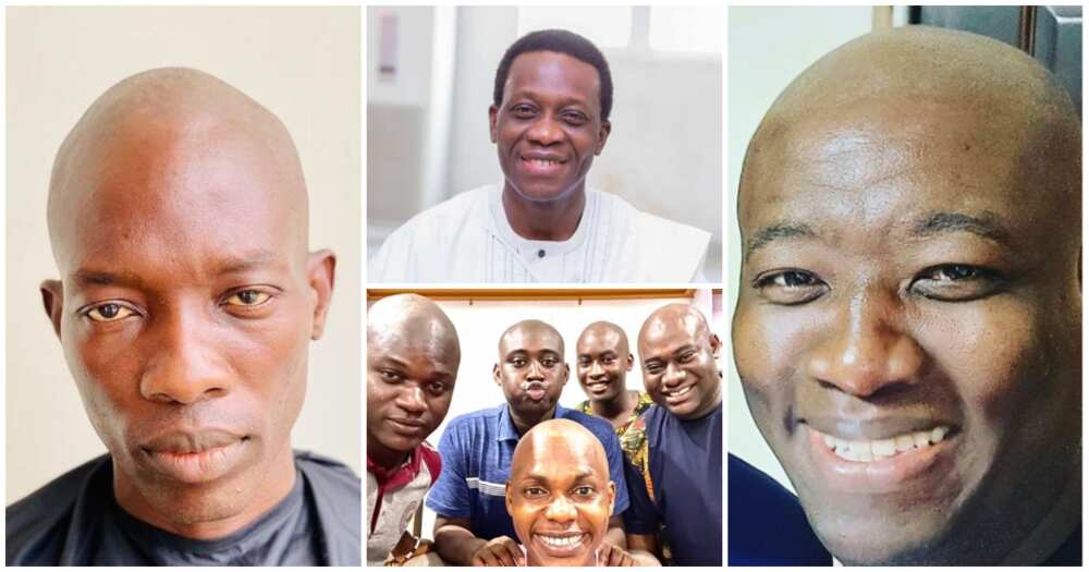 RCCG youths shave off their hair, go Bald to Honour Pastor Adeboye's son, photos emerge