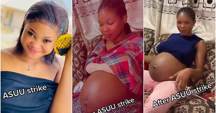 Lady blames pregnancy on ASUU, prolonged strike