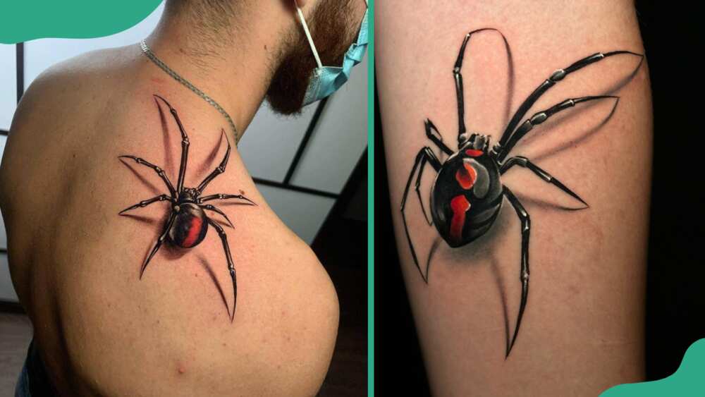 3D spider tattoos