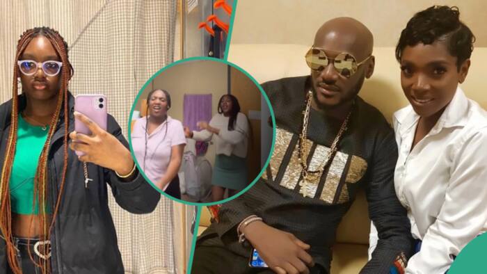 Video of 2Baba and Annie Idibia’s daughter dancing to Odumodublvck’s controversial song sparks debate