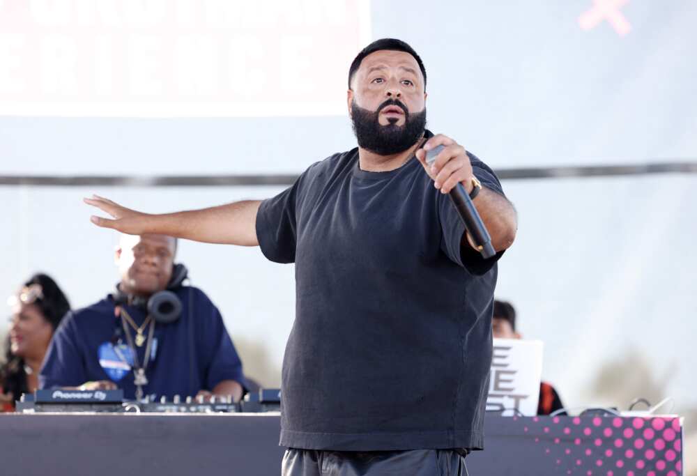 DJ Khaled is seen performing in Florida