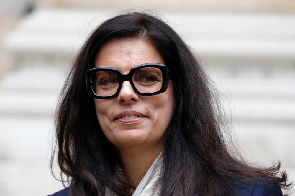 French Francoise Bettencourt-Meyers attending an event at the Institut de France in Paris