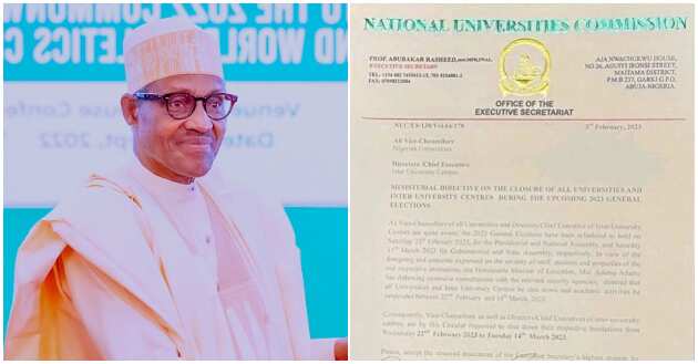 Buhari, NUC's directive