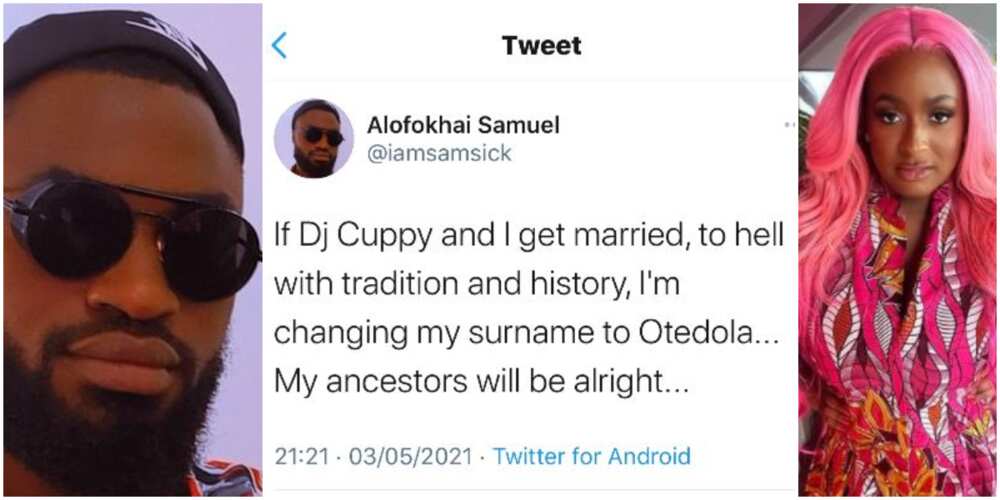 If DJ Cuppy and I Get Married, I’m Changing My Surname to Otedola, Nigerian Man Says, Fans React