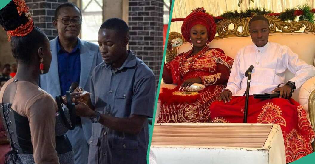Nigerian man reveals why he spent N50k for his wedding, gets many talking