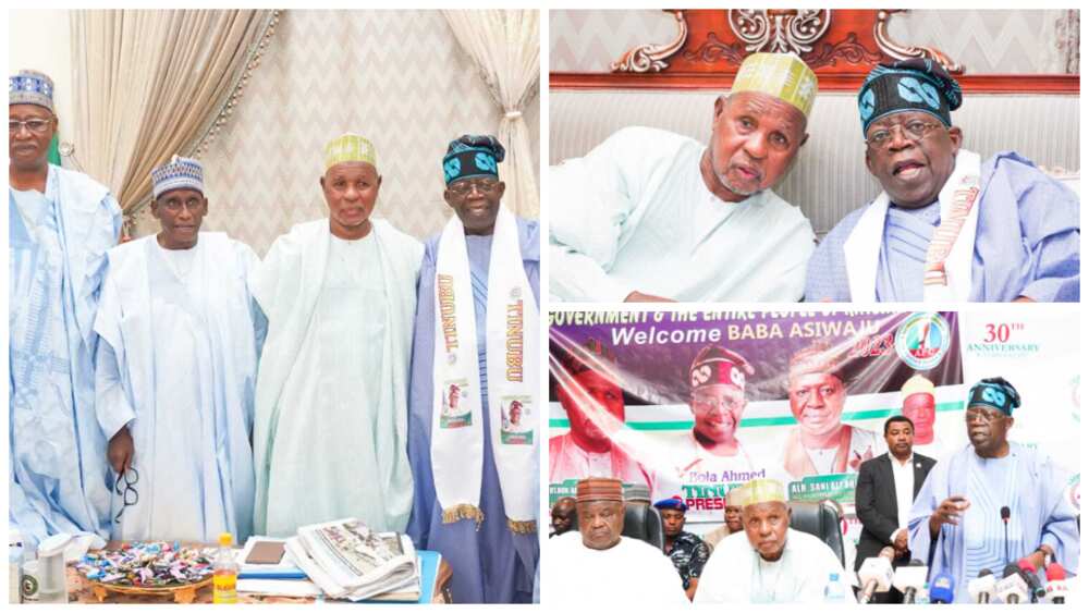 Tinubu and Katsina politicians