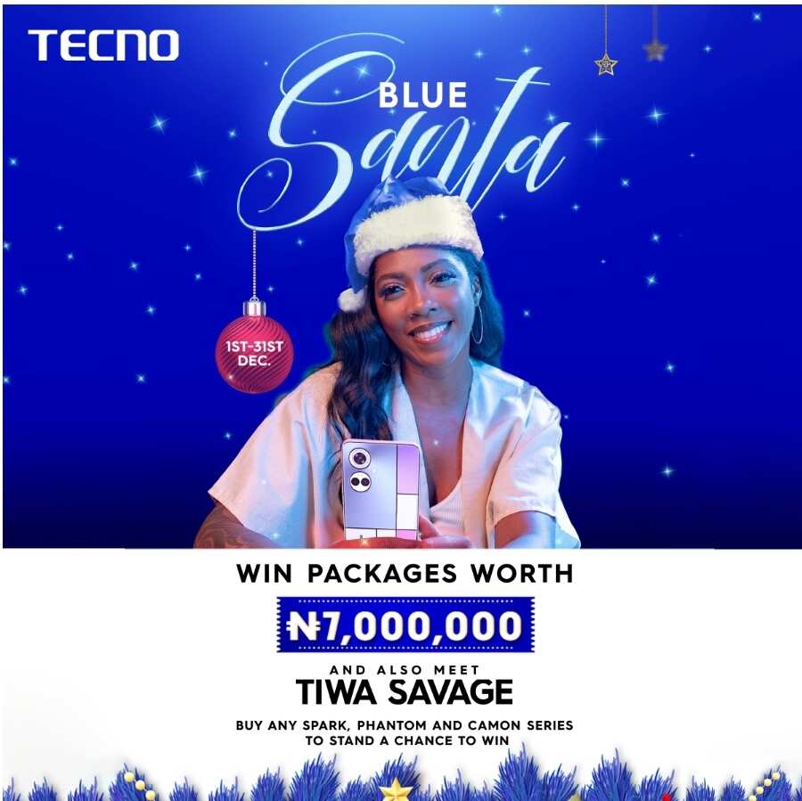 Stand a Chance of Winning Cash Prizes in the TECNO Blue Santa Promo