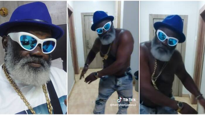"Whose father is this?" Fun video of 63-year-old actor Harry Anyanwu showcasing energetic dance moves trends